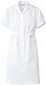 Lumiere/ルミエールの白衣-861336-001花型ボタンワンピース